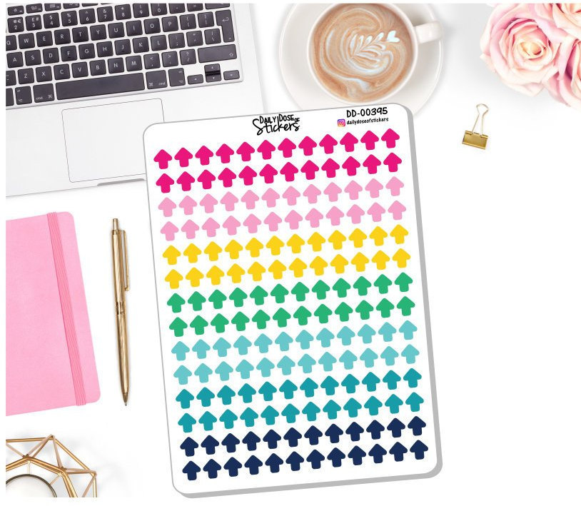 NEW! Colorful Mini Arrows - Planner Stickers - Emily Ley - Simplified ...