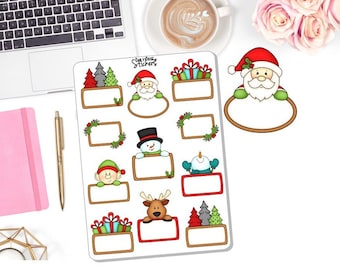NEW! Christmas Stickers - Christmas Boxes - Christmas Tags - Christmas Stickers - Christmas - Planner Stickers DD-01005B