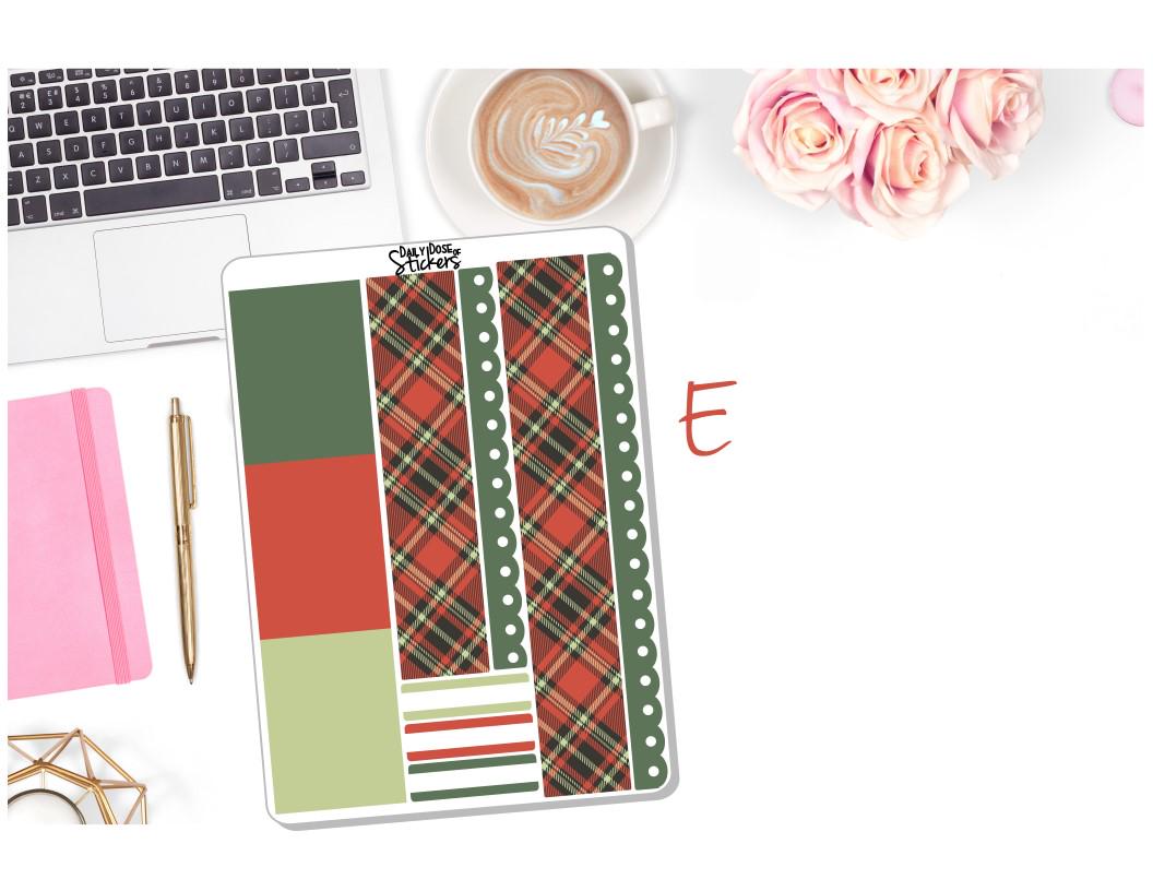 NEW! Planner Stickers - Christmas Weekly Sticker Kit - Tis the Season ...