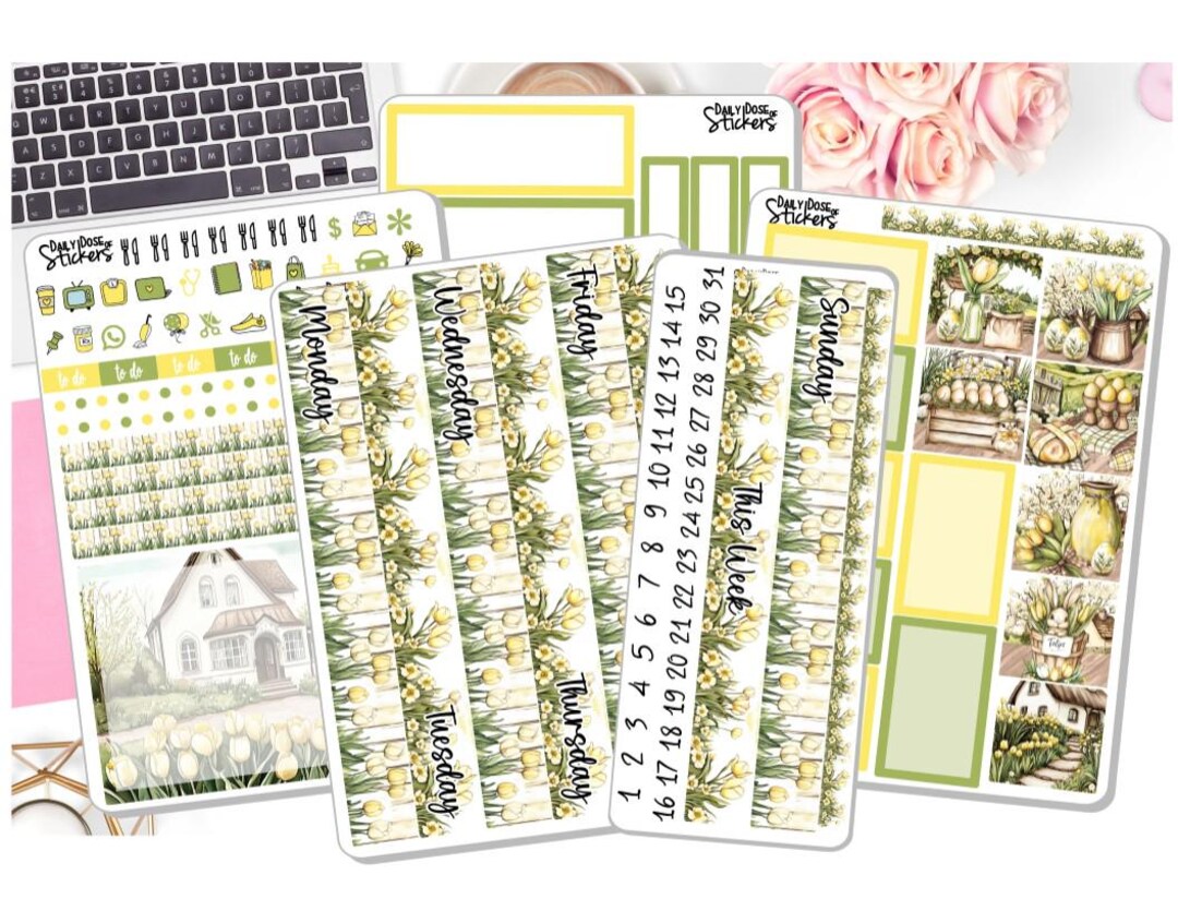 New! - 7x9 Daily Duo 2025 Weekly Kit - Easter Blooms - Easter Kit ...