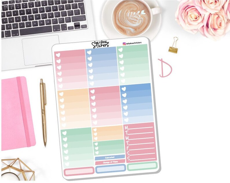 NEW! - Weekly Sticker Kit - Easter Sticker Kit - Easter Day Sticker Kit ...