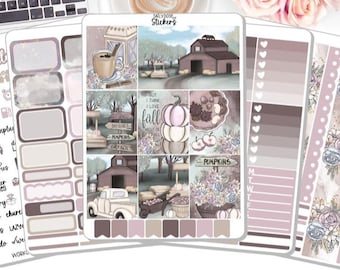 NEW! Planner Stickers - But I Think I Love Fall Most of All - Fall - Autumn - Weekly Sticker Kit - Sticker Kit - DD-00378