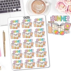 NOUVEAU ! Stickers été - Été - Stickers pour agenda DD-00962C