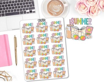 NEW! Summer Stickers - Summer - Planner Stickers DD-00962C