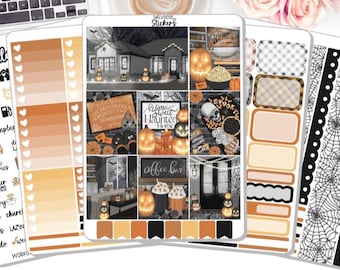 NEW! - Planner Sticker Kit - Halloween - Home Sweet Haunted Home - Planner Stickers - Stickers DD-00922a-e