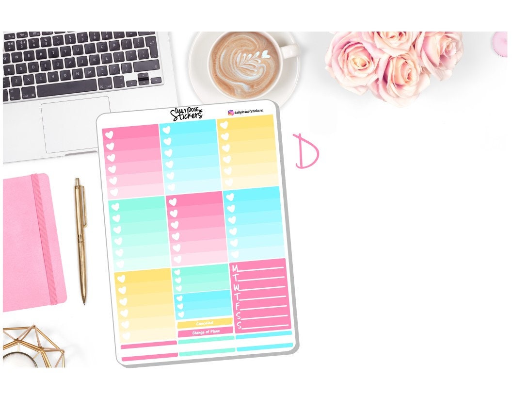 NEW! - Weekly Sticker Kit - Sweet Summer - Summer Stickers - Planner ...