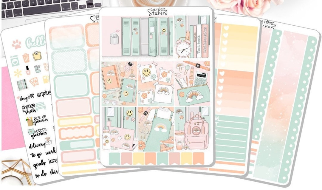 After School Routine Stickers NEW! - Weekly Sticker Kit - School Days - Back to School - Planner ...