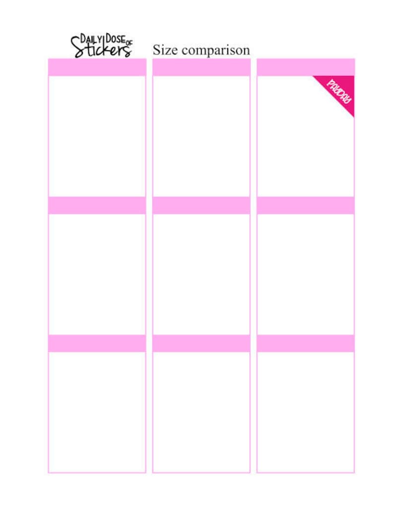 NEW Payday Stickers Calendar Corner Stickers Planner Etsy