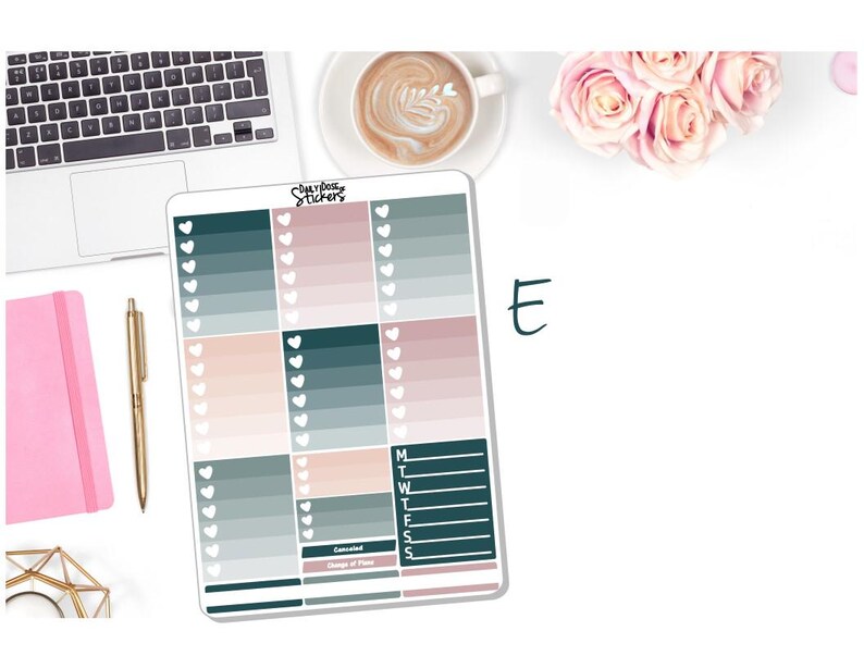 NEW! Planner Sticker - New Years 2026 Weekly Sticker Kit - Resolutions ...