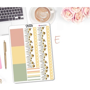 NEW! - Weekly Sticker Kit - Be Kind - Honey Bee - Planner Stickers Dd ...