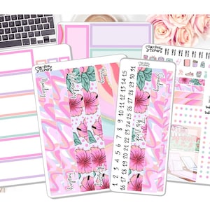 Nouveau ! - Mise à jour du kit hebdomadaire duo quotidien 2025 7 x 9 - Jours d'été - Stickers été - Stickers agenda EC DD Planner DD-00606DD7 x 9