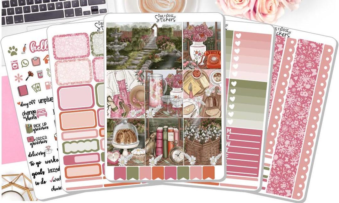 NEW! - Weekly Sticker Kit - in Bloom - Spring Summer Sticker Kit ...