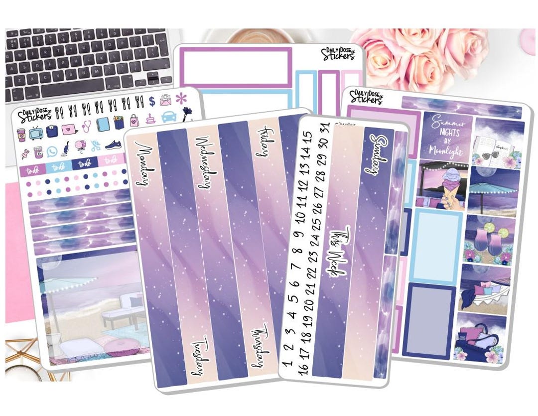 New! - 7x9 Daily Duo 2025 Weekly Kit Updated - Summer Nights by ...