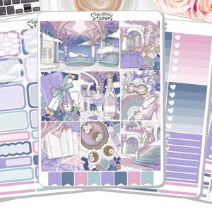 NEW! - Weekly Sticker Kit - Asleep by Midnight - Sticker Kit - Planner Stickers - Stickers DD-01029a-e