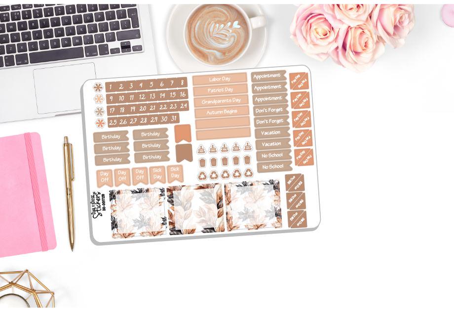 NEW! Monthly September Sticker Kit - Fall in the City - Monthly Kit ...