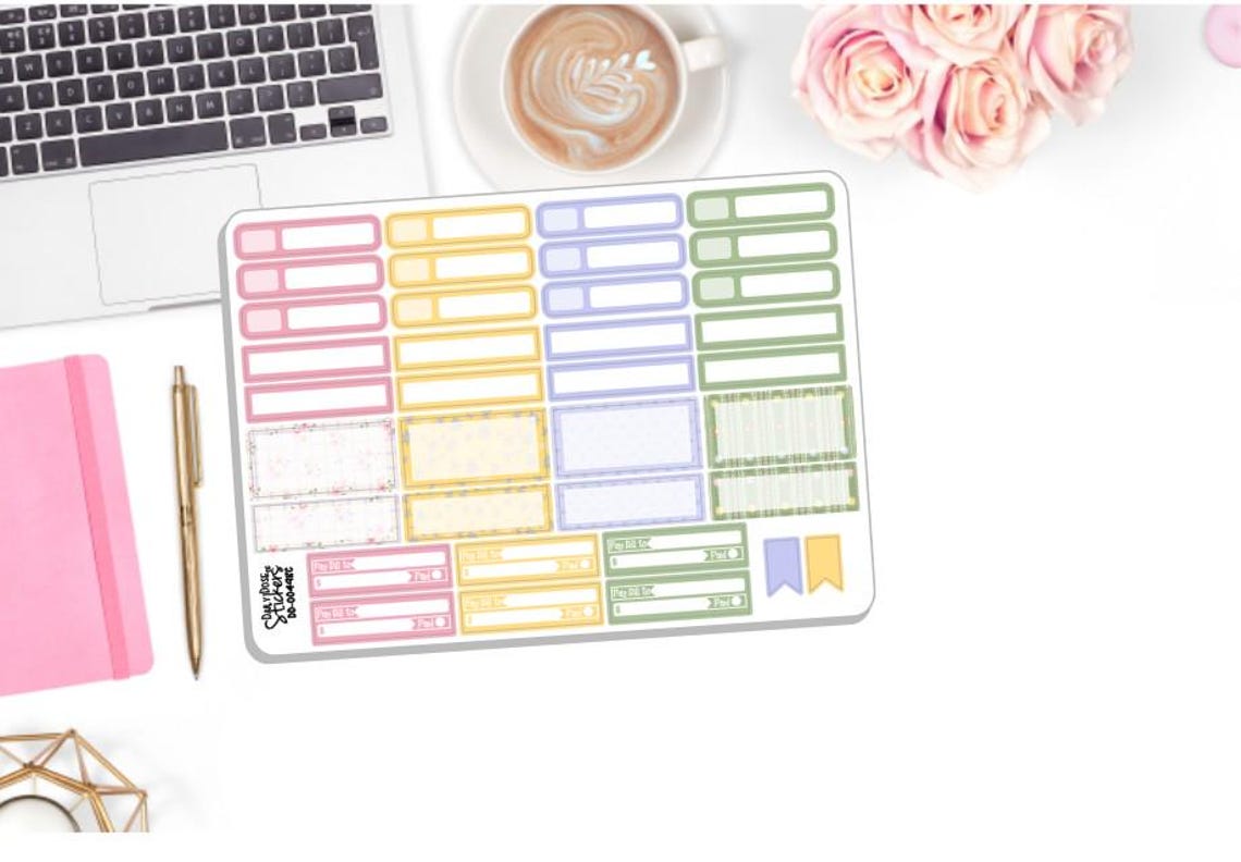 NEW! Monthly May Sticker Kit - Spring Folk - May Monthly Kit - Planner ...