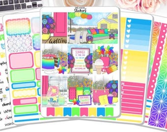 NEW! - Planner Sticker Kit - Summer Time - Summer Stickers - Planner Stickers - Stickers DD-00720a-e