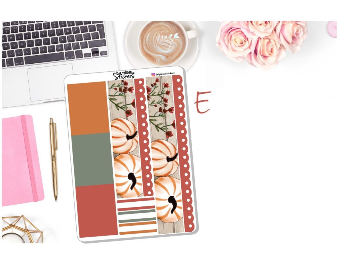 NEW! - Thankful & Blessed Weekly Sticker Kit - Thanksgiving Stickers ...