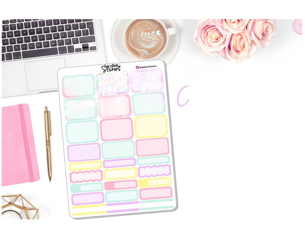 NEW! - Weekly Sticker Kit - Splash - Summer Stickers - Planner Stickers ...