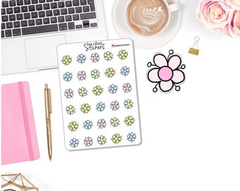 NEW! - Flowers - Spring/Summer Stickers - Decor Stickers - Planner Stickers DD-00693C