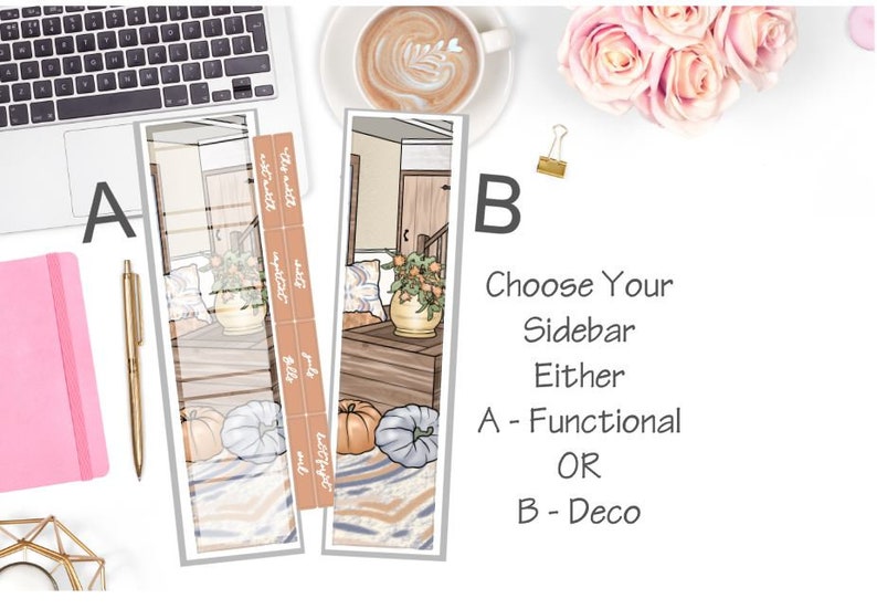 September Note Pads NEW! September Sticker Kit - Fall Prep - September Monthly Kit ...