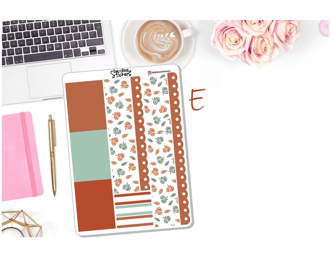 NEW Thanksgiving Weekly Sticker Kit Thankful & Grateful - Etsy