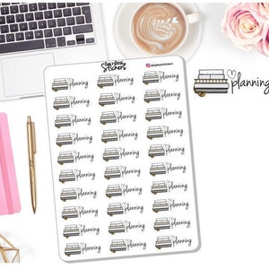 NEW! - Planning - In Neutral - Planning Stickers - Time to Plan Stickers  Planner Stickers DD-00682N