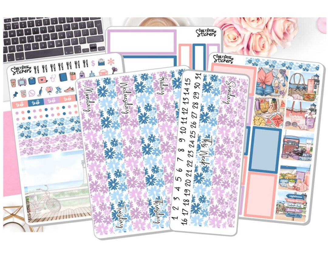 New! - 7x9 Daily Duo 2025 Weekly Kit Updated - Summer Cruisin - Summer ...