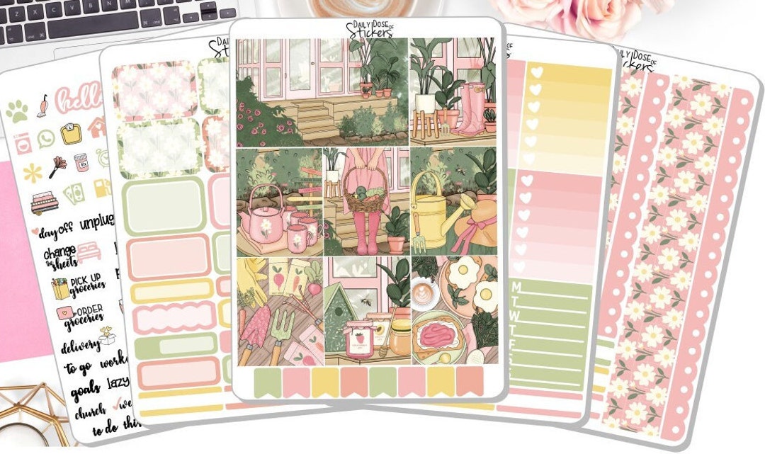 NEW! - Stickers - Weekly Sticker Kit - Secret Garden - Sticker Kit ...