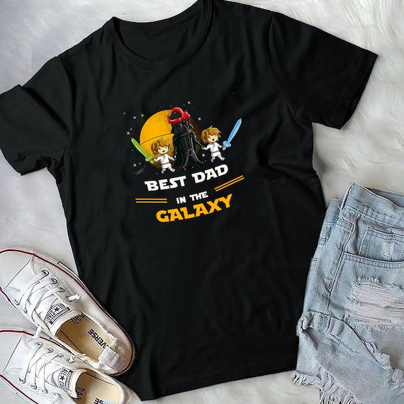 best dad in the galaxy t shirt