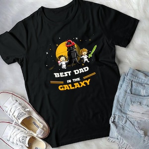 Father Daughter & son matching shirt, Best Friends in the galaxy, funny Star Wars shirt, Darth Vader and Leia, funny Star Wars family shirt