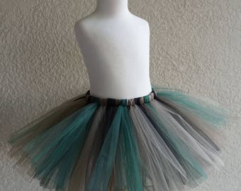 Handmade Camouflage Tulle Tutu, Army Birthday Outfit