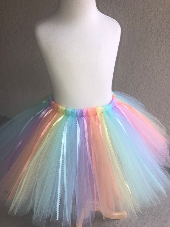 Pastel Rainbow Tutu Easter Tutu Child 