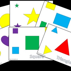 Shape Practice Play Doh Mats