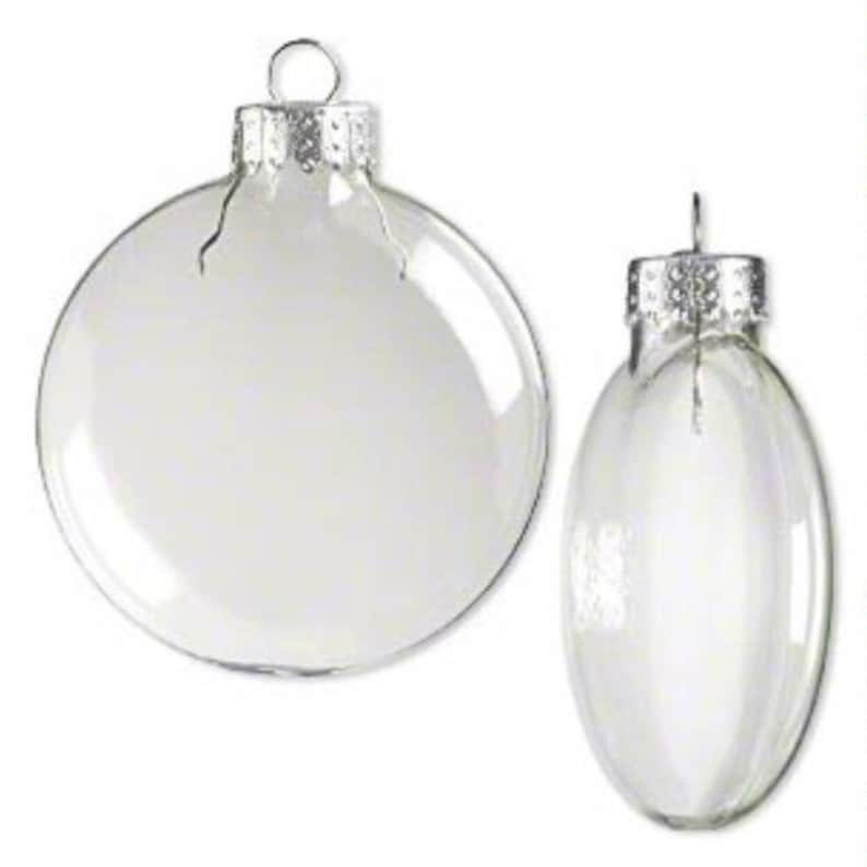 FREE Shipping Pack of 100-100mm Clear Plastic Disc shaped Ornaments
