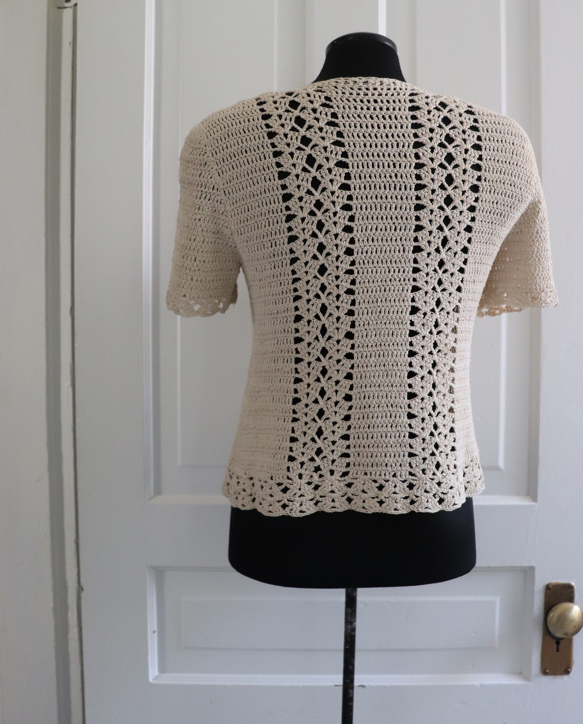 boho crochet sweater