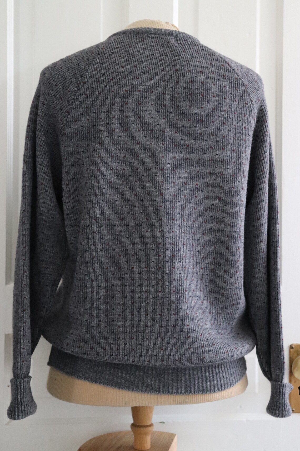 1980's 100% Wool Ingo Dark Grey Heather Tone Sweater made | Etsy