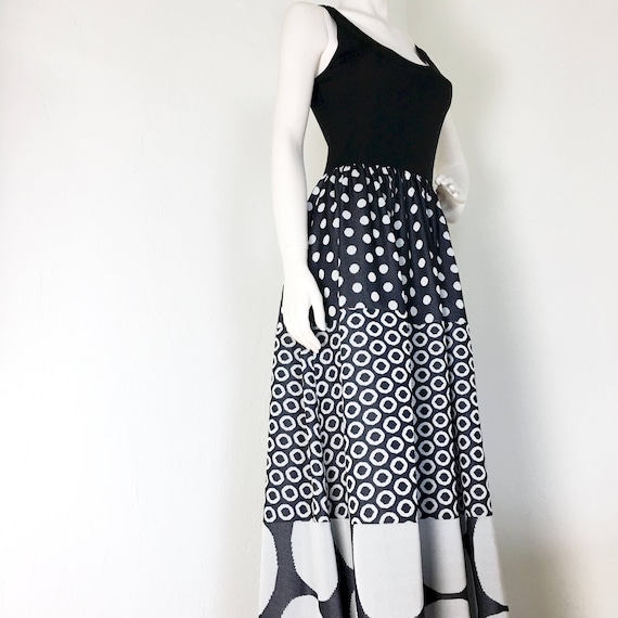 Vintage Rudi Gernreich - Robe Maxi Dress - Patchwo