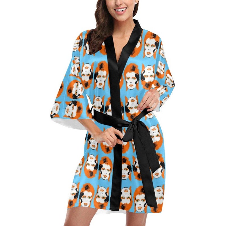 David BOWIE satin kimono robe Etsy