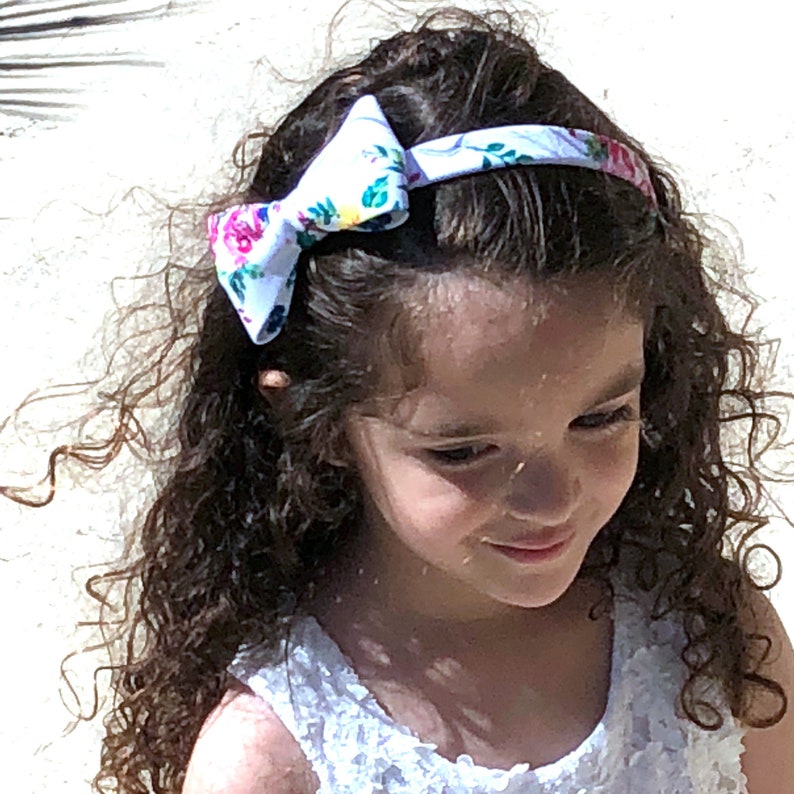 UK Handmade back to school hairband alice band satin velvet ribbon wedding party