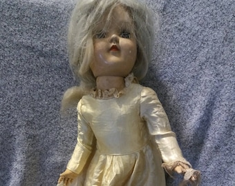 Antique Vintage Creepy Doll