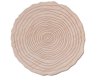 Plywood Log Slices | 100mm  Log Display | Jewellery Display