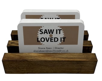 Wooden Business Card Holder