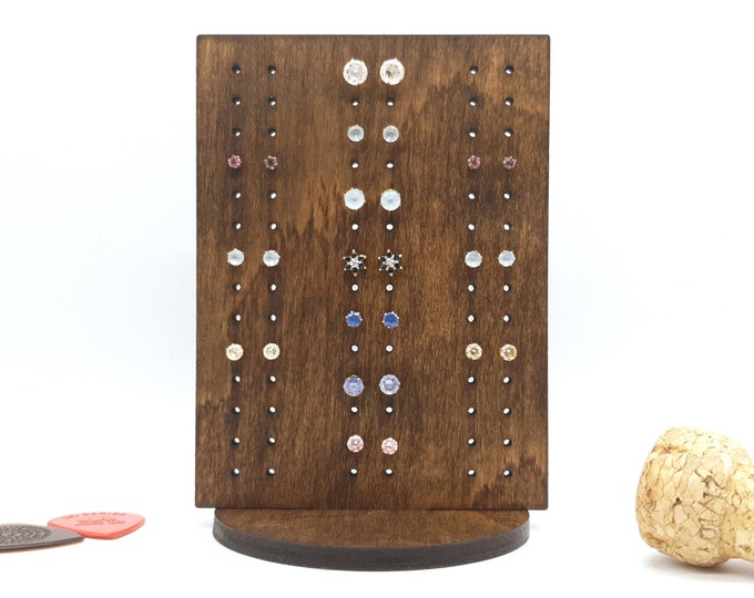 Stud Earring Storage Rectangular Earring Display Etsy UK
