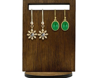 Hook Drop Earring Storage | Rectangular Earring Display