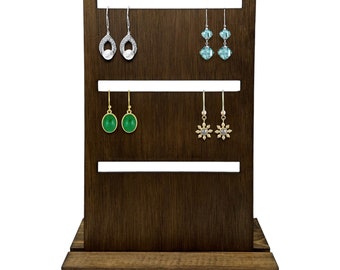 Hook Drop Earring Display - Rectangular Slot