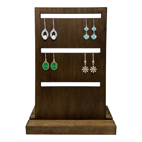 Hook Drop Earring Display - Rectangular Slot