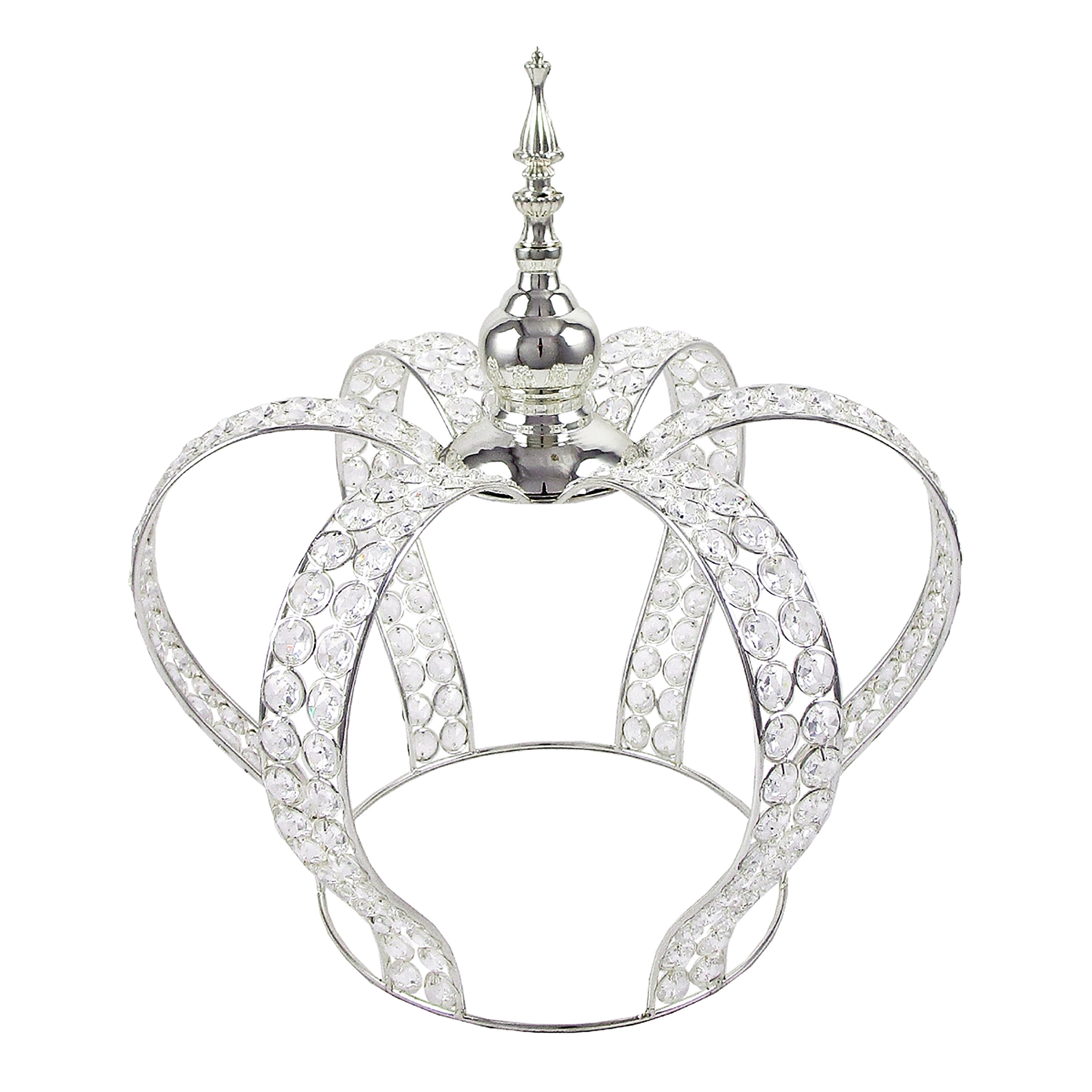 16.25 Decorative Crown Metal Crown Decor Gold Silver Etsy