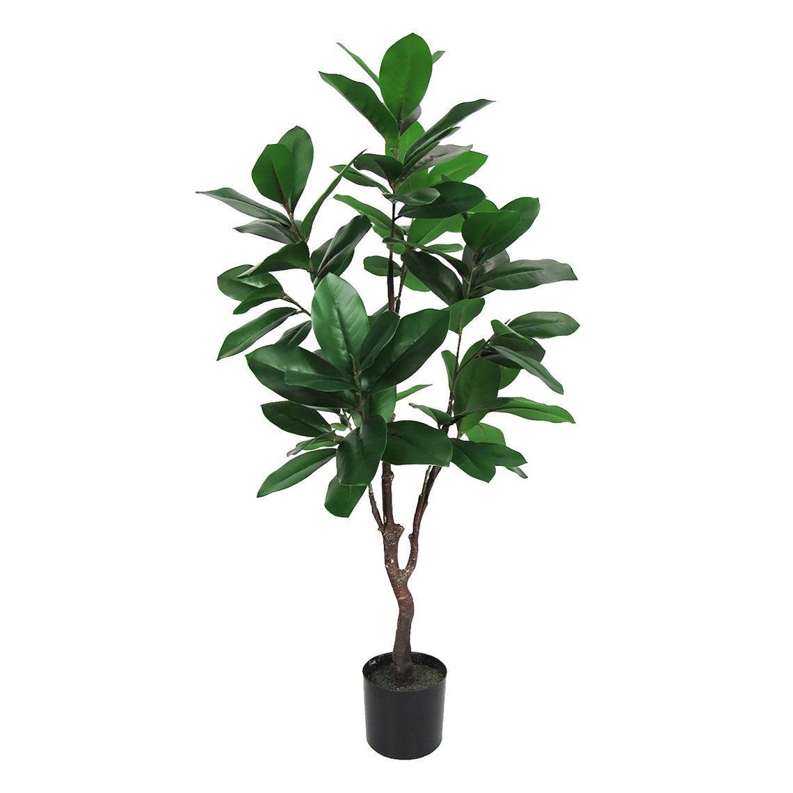 Artificial Magnolia Leaf Tree in Black Pot Faux Magnolia Etsy