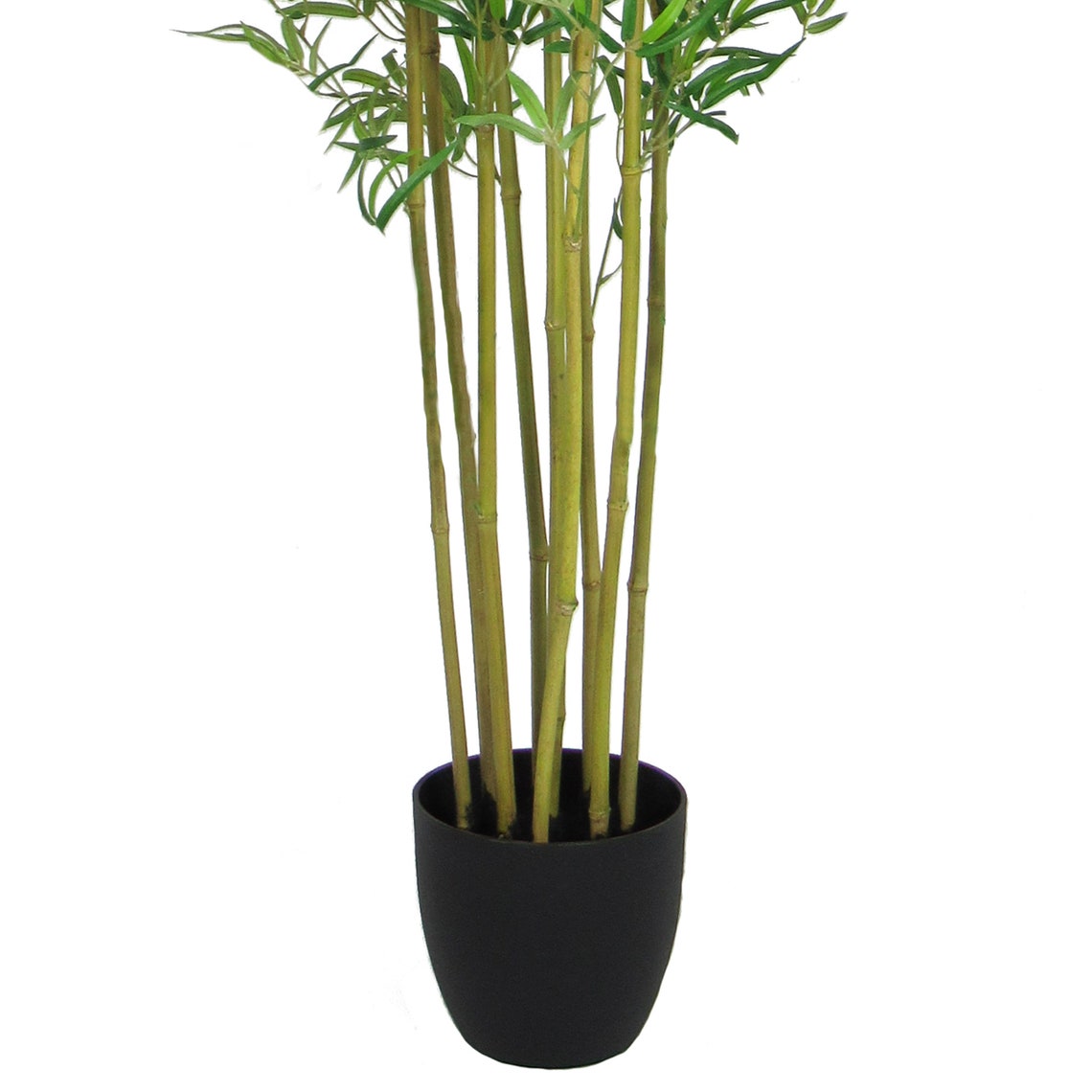 6ft Artificial Bamboo Tree in Black Pot Fake Bamboo Tree Etsy
